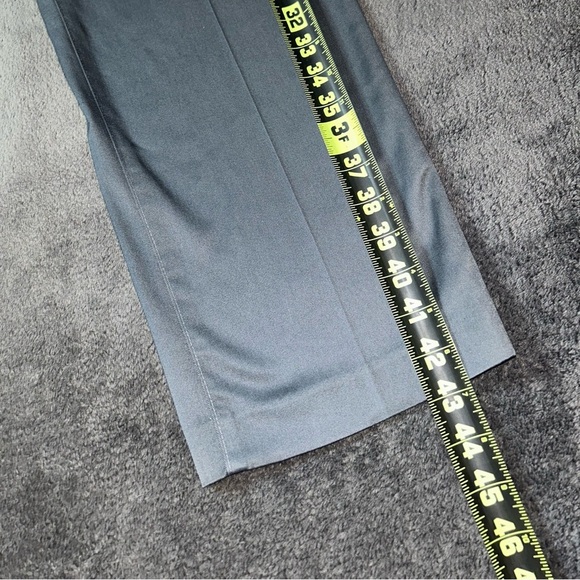 Nordstrom Men’s Shop Size 38W 32L Gray Athletic Fit Wedding Office Dress Pants - Picture 3 of 13